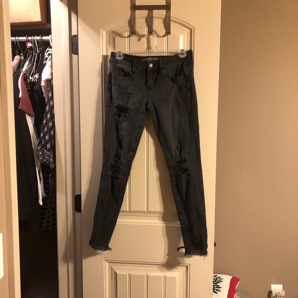 Black American Eagle Jeans, never been worn